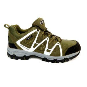 To Free Ourself‎ TFO Mens Hiking Shoes Lace Up Cushioned Collar Dark Green 7.5